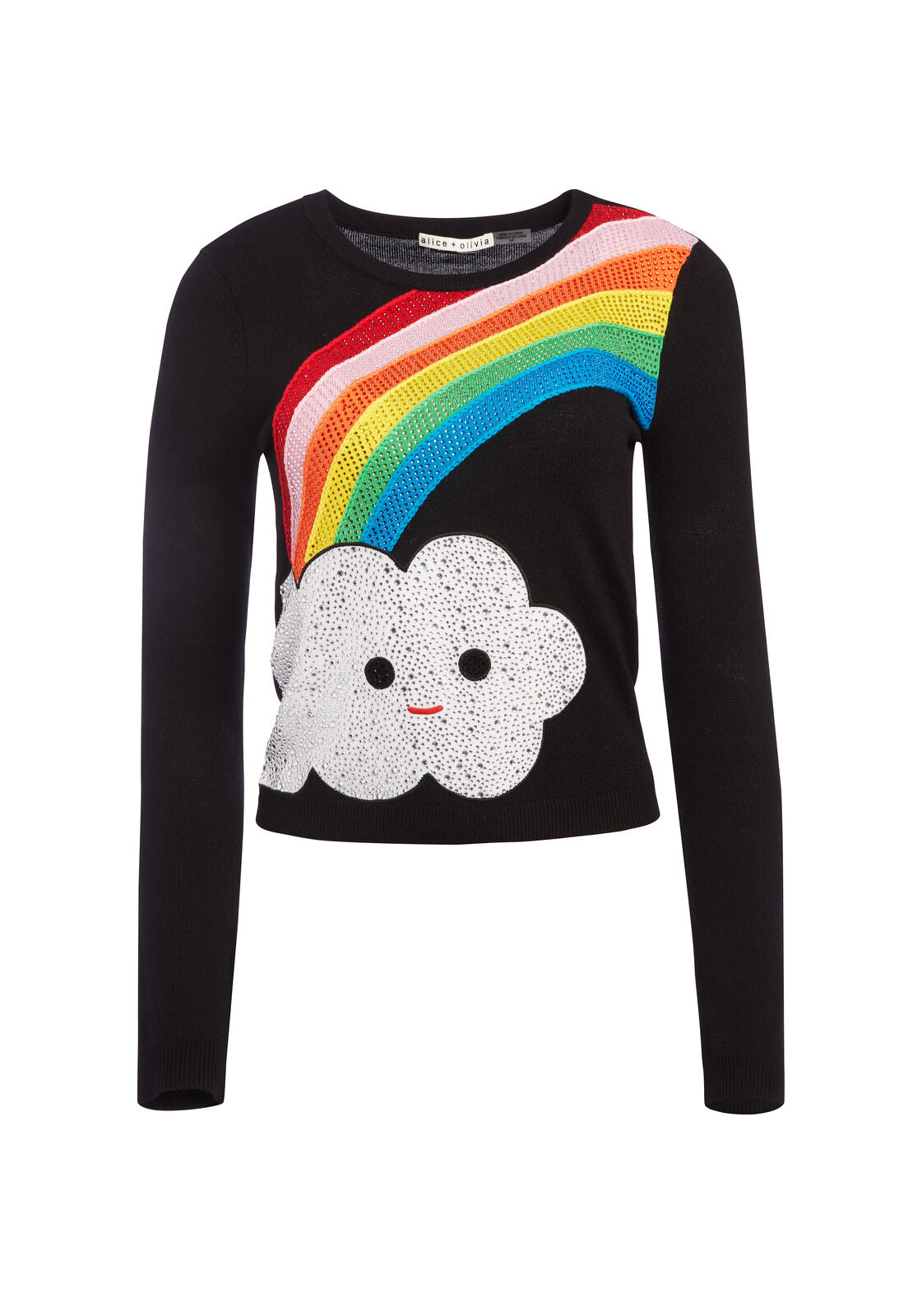 CONNIE CRYSTAL ZEBRA PULLOVER-ALICE + OLIVIA