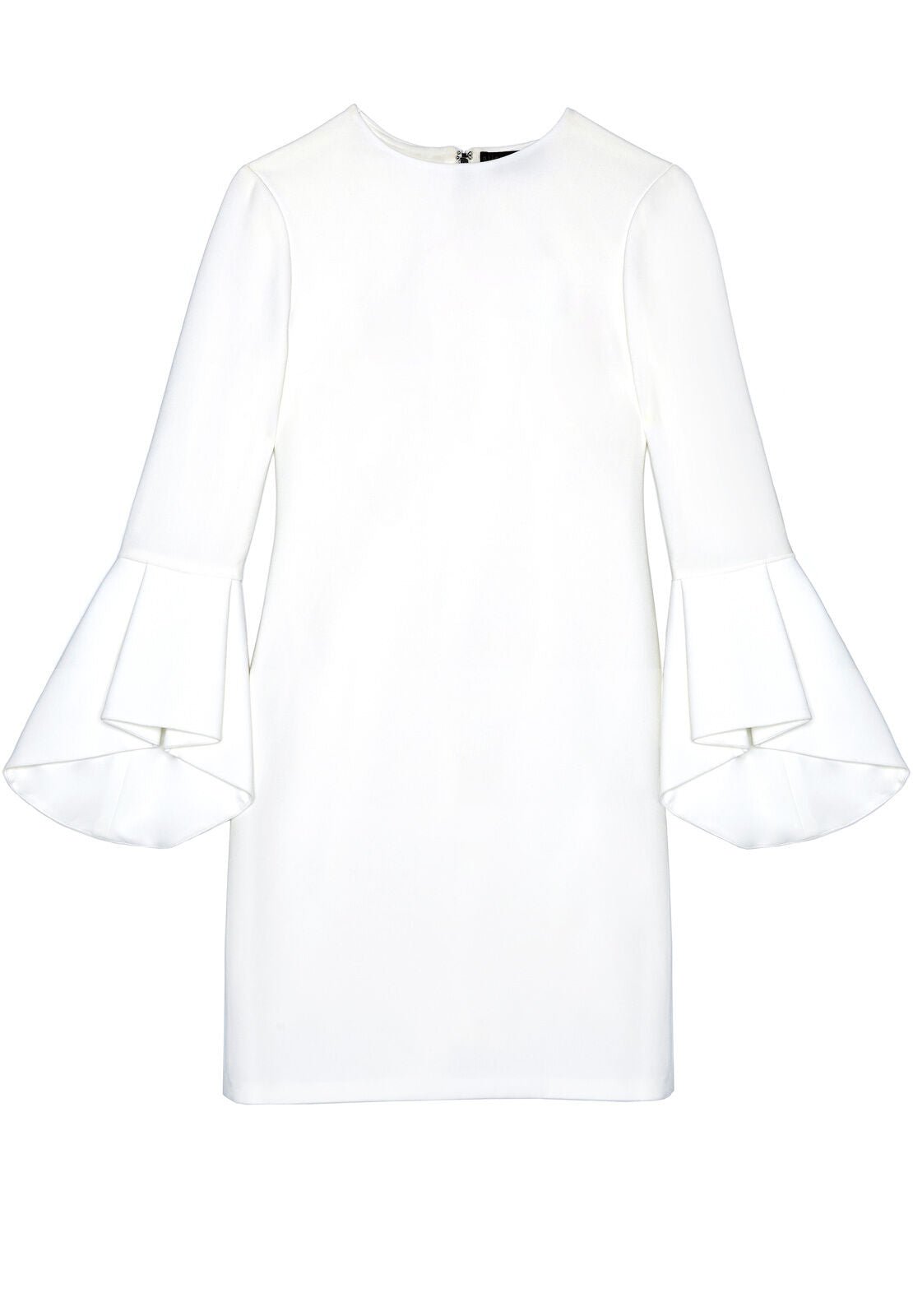 DORA FITTED DRS W TRUMPET SLVS-Black-ALICE + OLIVIA