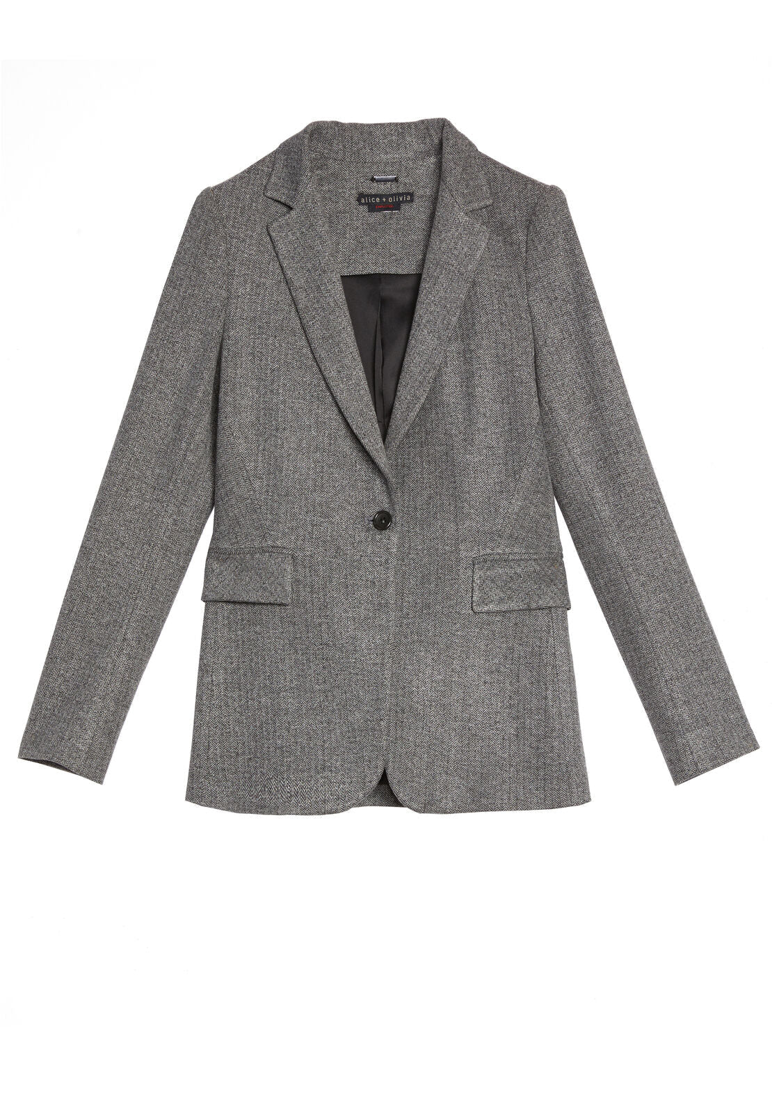 MACEY FITTED NOTCH COLLAR BLZR-ALICE + OLIVIA
