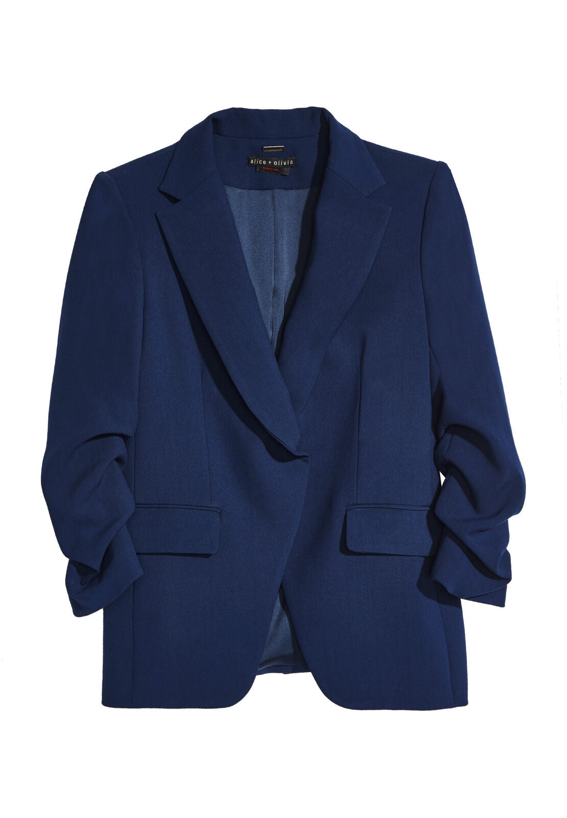 HELENA SCRUNCHED SLV BLAZER-ALICE + OLIVIA