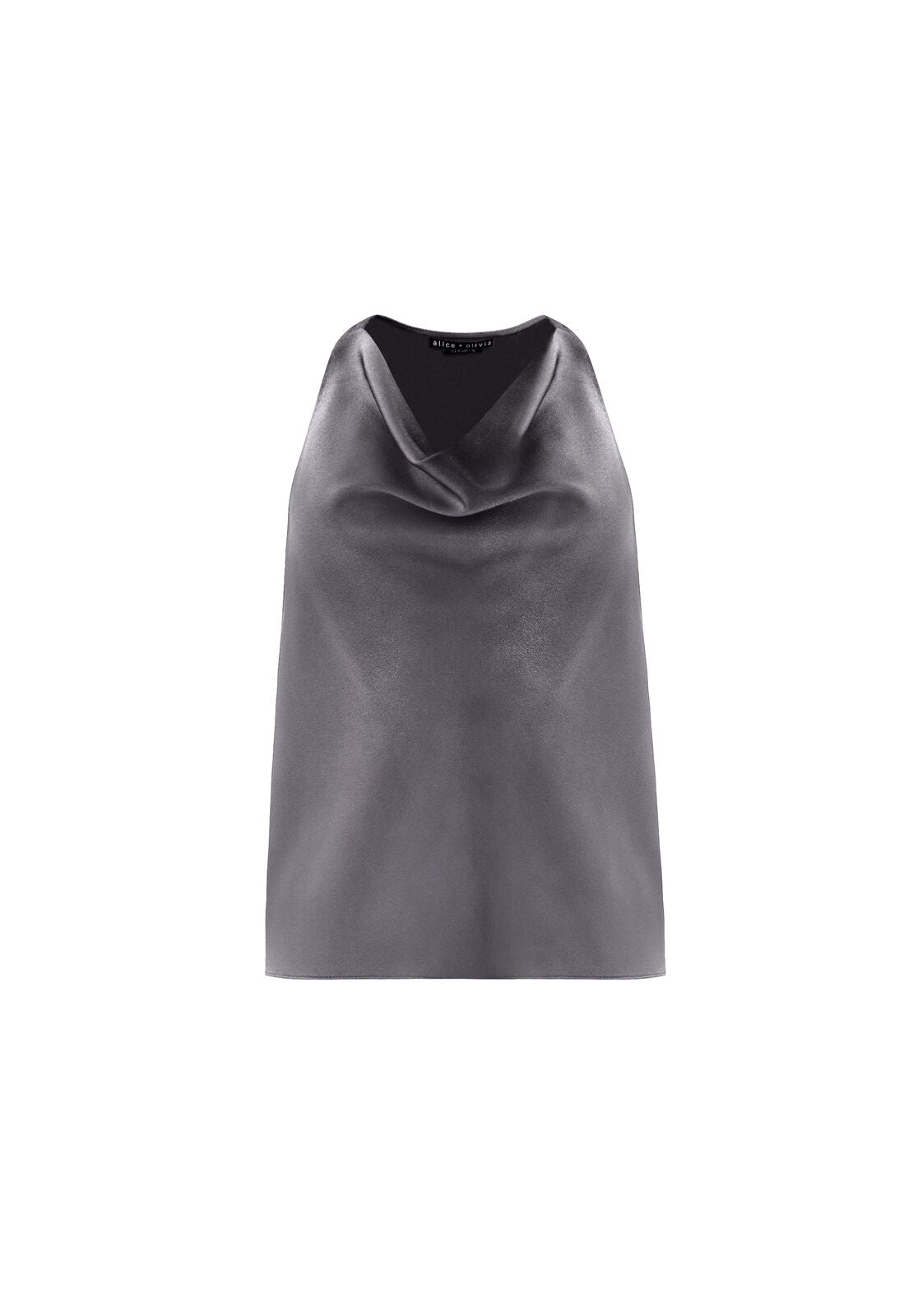 HARMON RACERBACK TANK-CHARCOAL-ALICE + OLIVIA