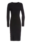 SELENA LS SIDE SLIT SWTR DRESS-ALICE + OLIVIA