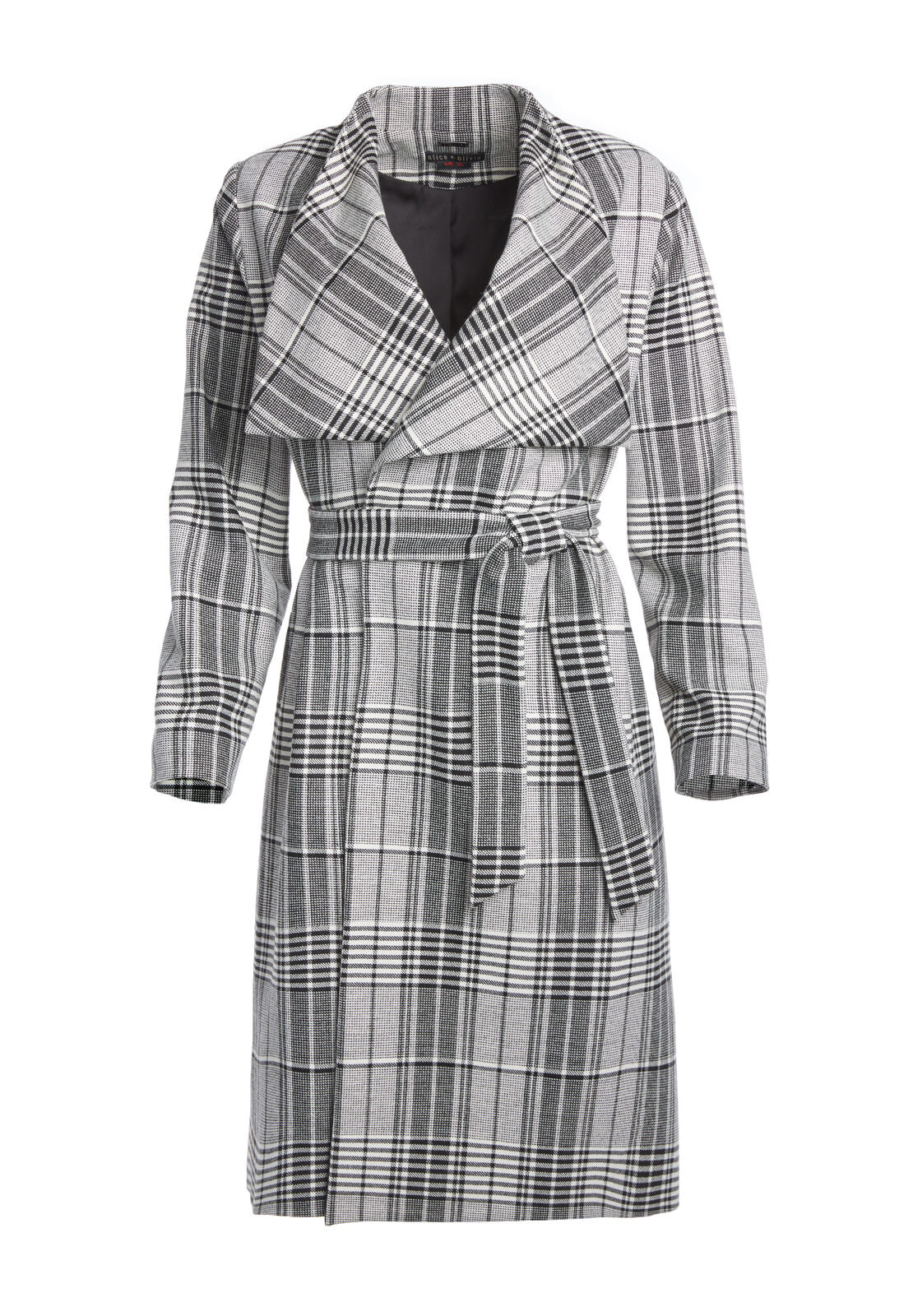 GINNY DRPD CLLR MIDI WRP COAT-ALICE + OLIVIA