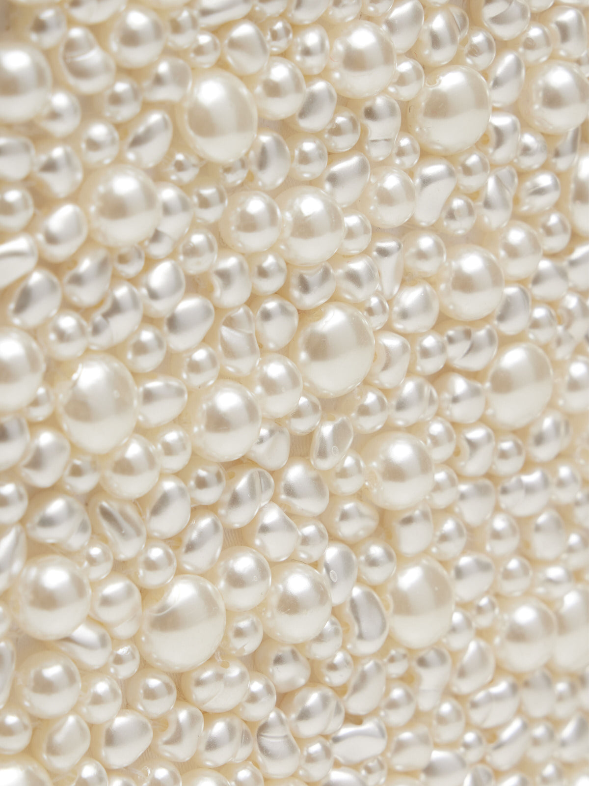 KAYLA EMBELLISHED CLUTCH - OFF WHITE