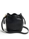 STACEFACE BUCKET BAG-BLACK/OFF WHITE MULTI-ALICE + OLIVIA