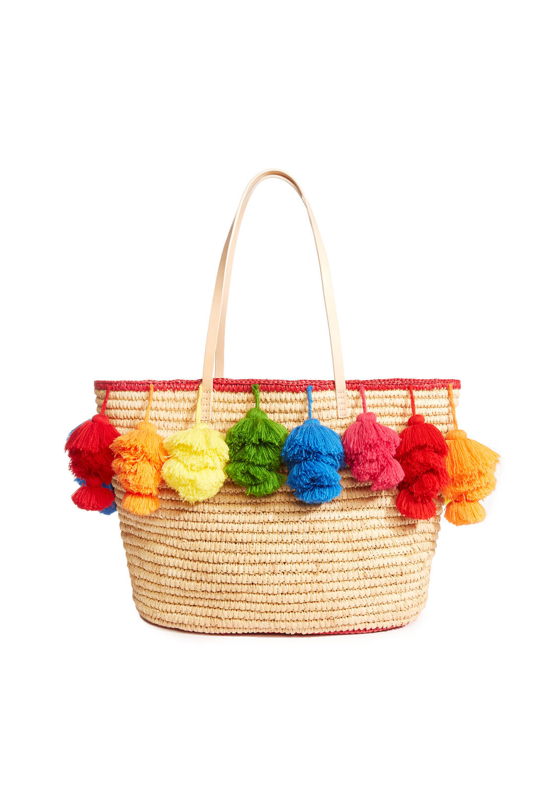 SALLY RAINBOW POM POM TOTE-ALICE + OLIVIA