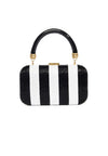 SHIRLEY EMB STRIPES LG CLUTCH-ALICE + OLIVIA