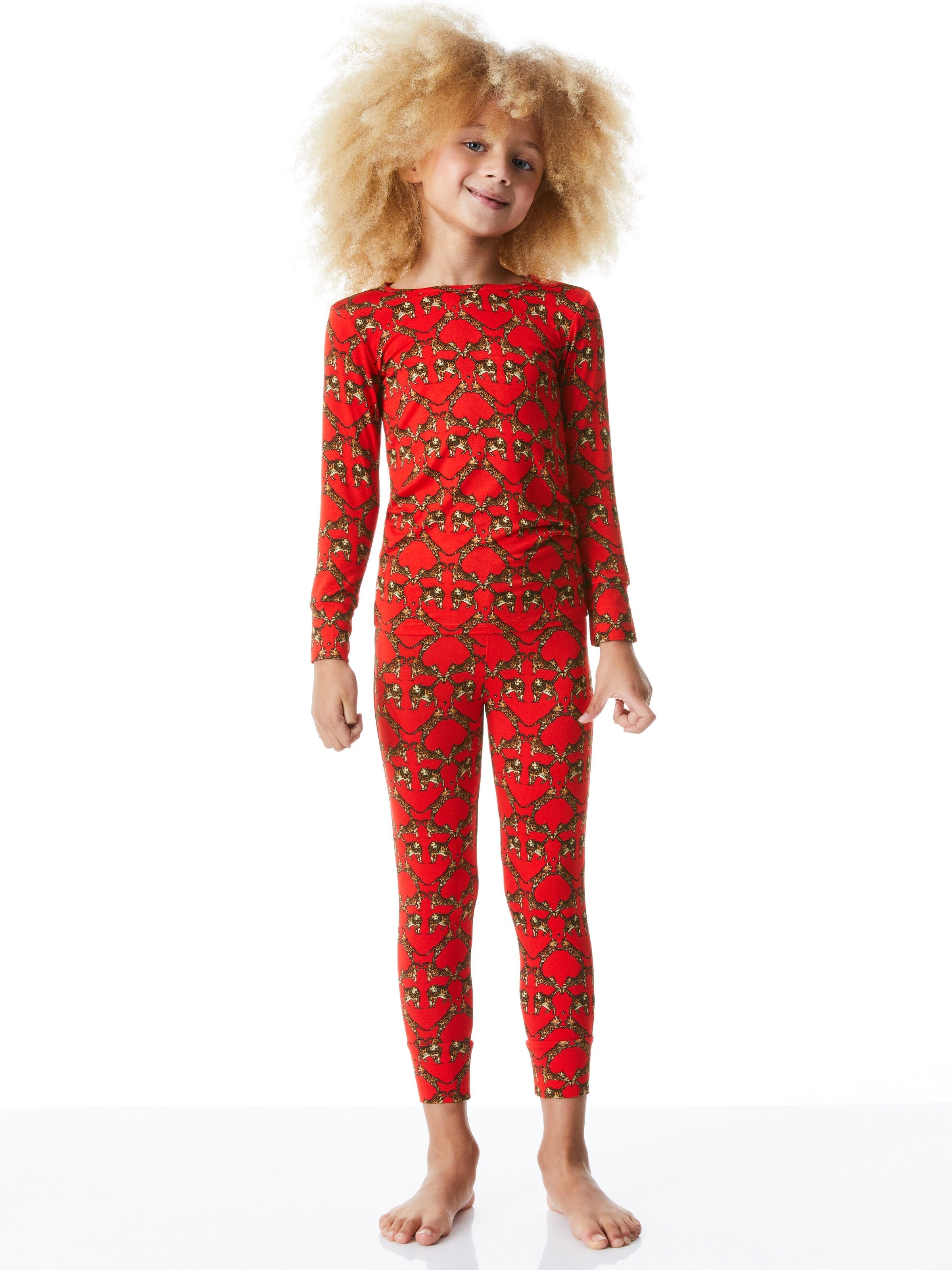POSH PEANUT X A+O CHILDREN'S PAJAMA SET-ALICE + OLIVIA
