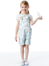 A+O x DOTTY DUNGAREES OVERALL SHORTS-ALICE + OLIVIA