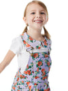 A+O x DOTTY DUNGAREES PETER PAN COLLAR TOP-ALICE + OLIVIA