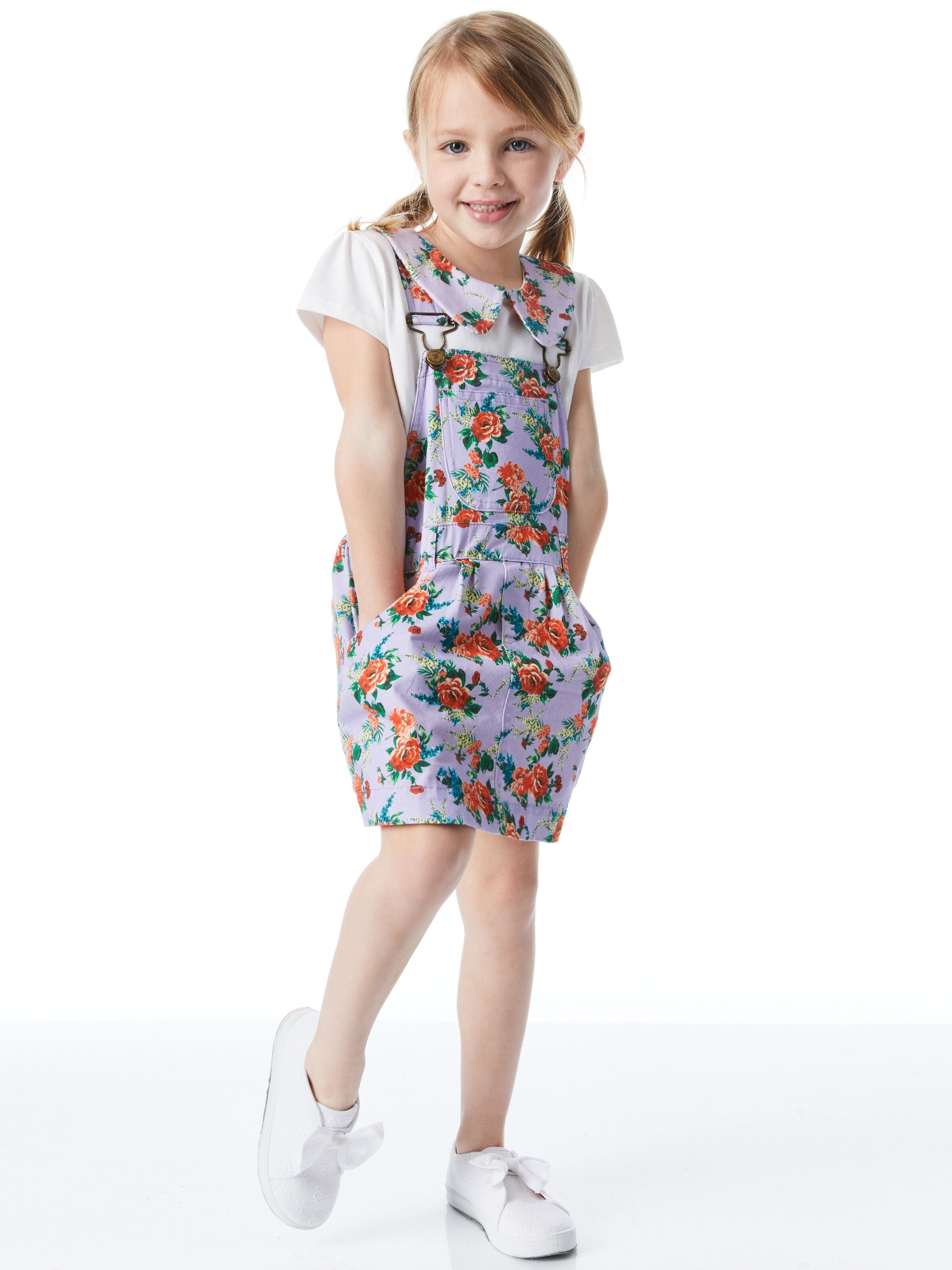 A+O x DOTTY DUNGAREES OVERALL DRESS