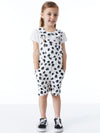 A+O x DOTTY DUNGAREES OVERALL SHORTS-ALICE + OLIVIA