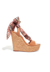 TASHIA RIBBON WEDGE-DESERT CAMEL/EUPHORIA-ALICE + OLIVIA