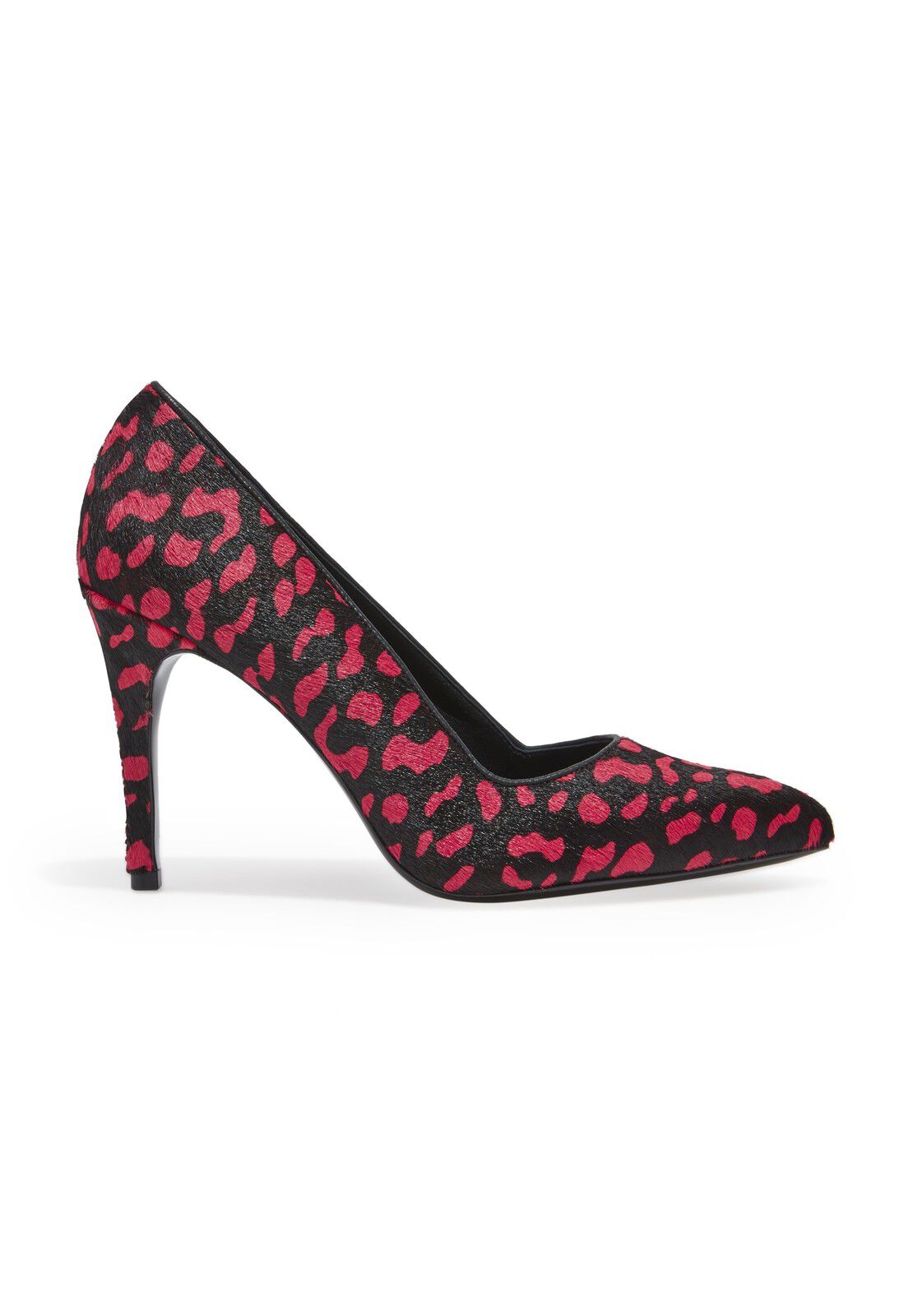 DINA NEON HEEL-NEON PINK LEOPARD-ALICE + OLIVIA