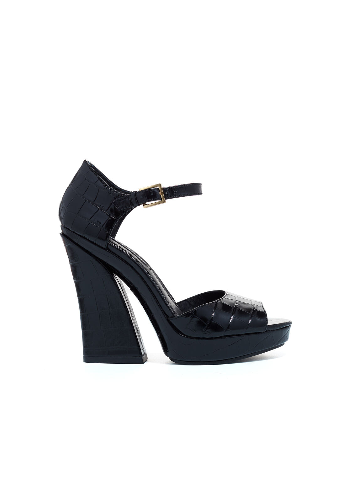 SERIC CROC PRINT HEEL-ALICE + OLIVIA