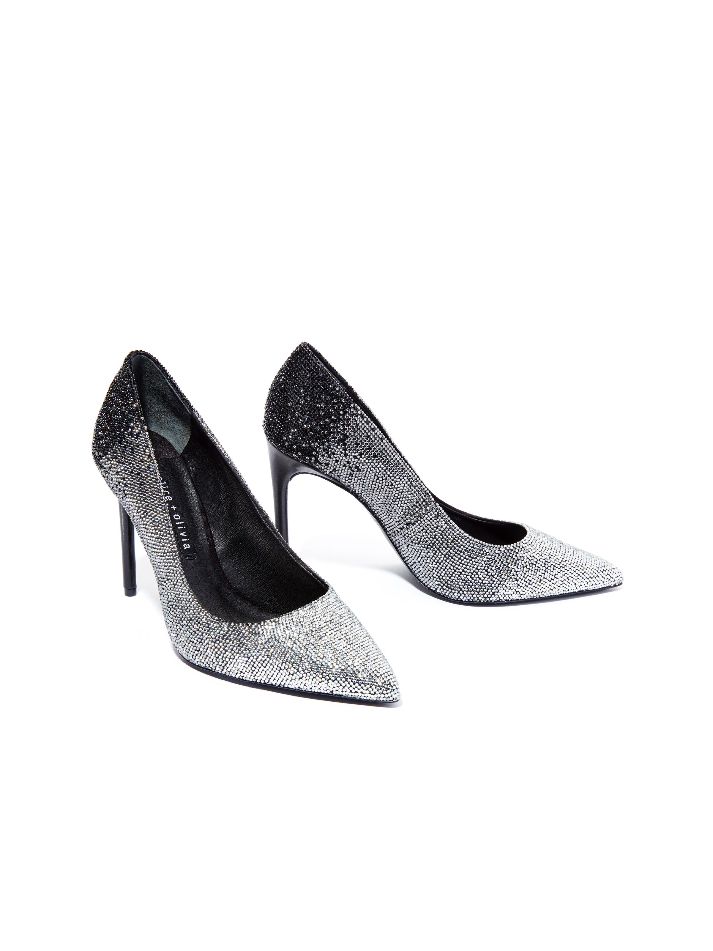CALLIEY METALLIC PUMP-BLACK/SILVER-ALICE + OLIVIA