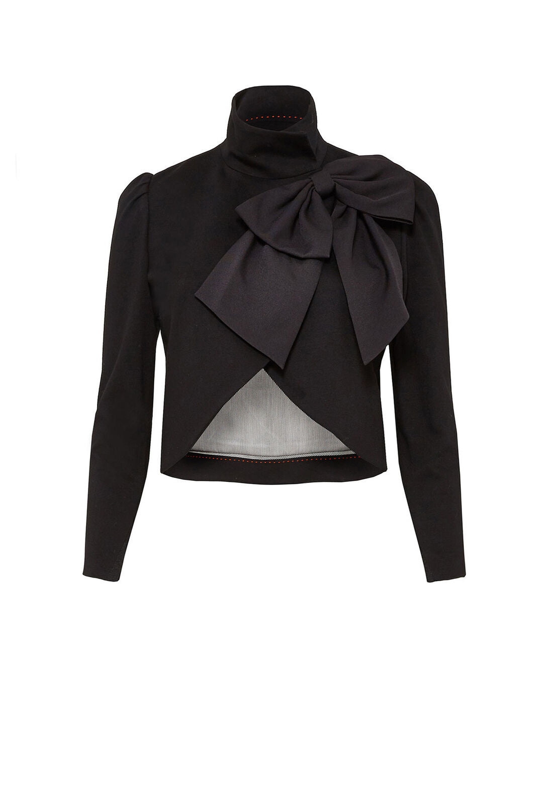 ADDISON BOW JACKET-Black-ALICE + OLIVIA