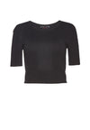 RHODES OTTOMAN SS BXY CROP TOP-ALICE + OLIVIA